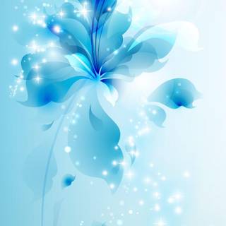 Light spring colour flower wallpaper