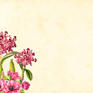 Light spring colour flower wallpaper