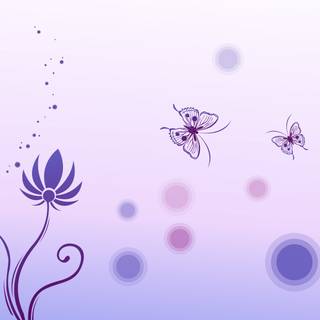 Light spring colour flower wallpaper