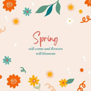 Pretty spring colors wallpaper