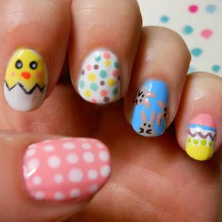 Easter nail wallpaper