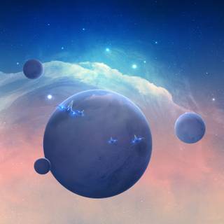 Planets Ultra HD wallpaper