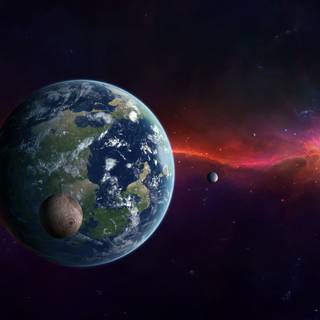 Planets Ultra HD wallpaper