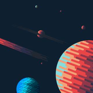 Planets Ultra HD wallpaper