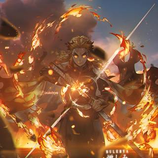 Rengoku & Tanjiro wallpaper