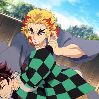 Rengoku & Tanjiro wallpaper
