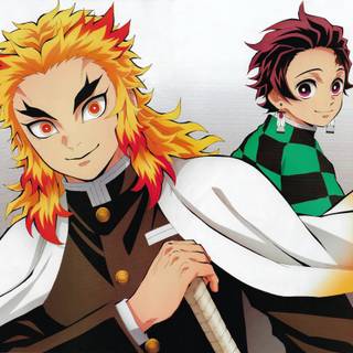 Rengoku & Tanjiro wallpaper