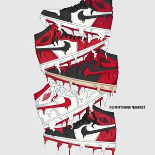 Drip Jordan wallpaper
