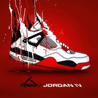 Drip Jordan wallpaper