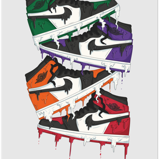 Drip Jordan wallpaper
