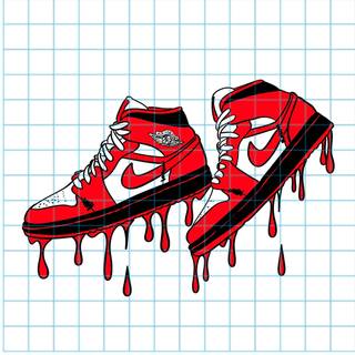 Drip Jordan wallpaper