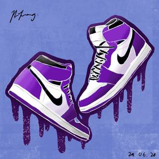 Drip Jordan wallpaper