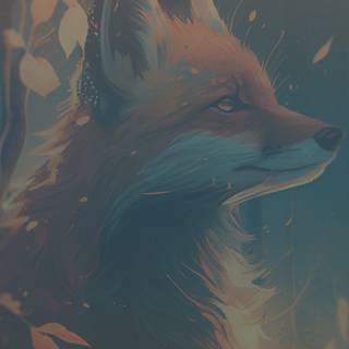 Majestic fox wallpaper