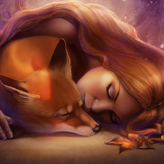 Majestic fox wallpaper