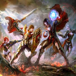 Fighting video games wallpaper