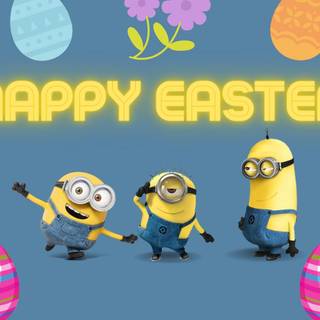 Minion Easter wallpaper