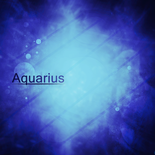 Blue Aquarius wallpaper