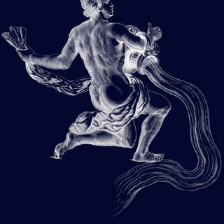 Blue Aquarius wallpaper