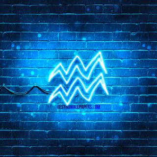 Blue Aquarius wallpaper