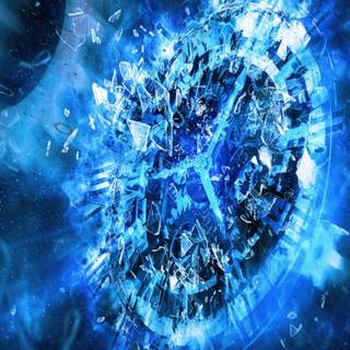 Blue profile wallpaper