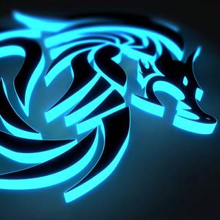 Blue profile wallpaper