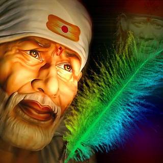 Sai Baba 3D wallpaper