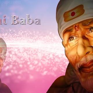 Sai Baba 3D wallpaper