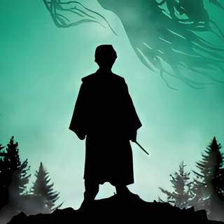 Green samurai wallpaper