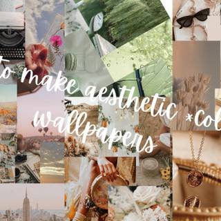 Photomontage wallpaper