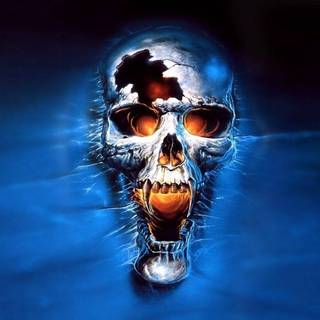 Shattered skull wallpaper