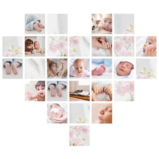 Heart collage wallpaper