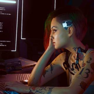 Judy Cyberpunk wallpaper