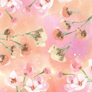 Pink spring aesthetic wallpaper