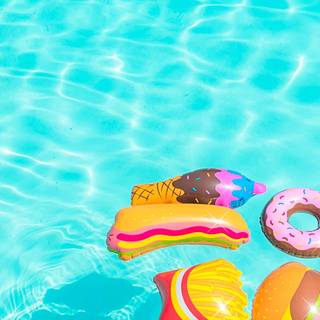 Summer blue pretty wallpaper