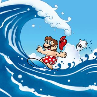 Surfer summer wallpaper