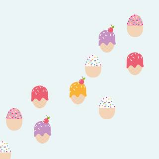 Easter ice cream wallpaper