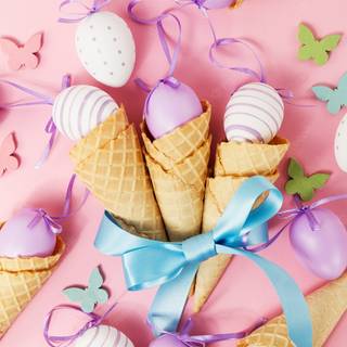 Easter ice cream wallpaper