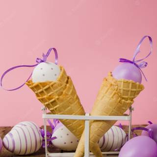 Easter ice cream wallpaper