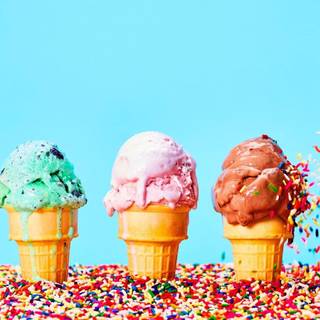 Easter ice cream wallpaper