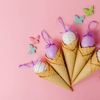 Easter ice cream wallpaper