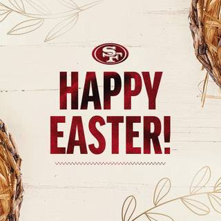 Happy Easter gold wallpaper