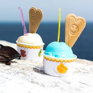 Summer dessert wallpaper