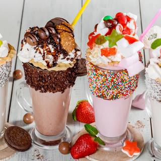 Summer dessert wallpaper