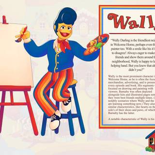 Wally Darling wallpaper