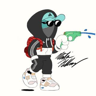 Invisible friends wallpaper