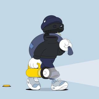 Invisible friends wallpaper