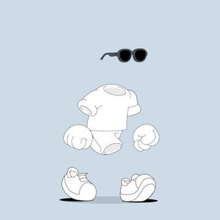 Invisible friends wallpaper