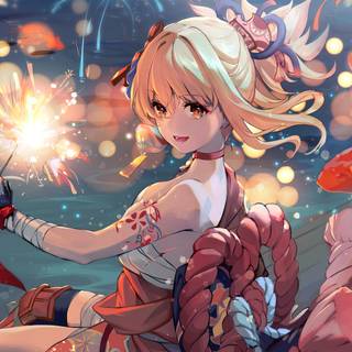 Genshin Impact Yoimiya wallpaper