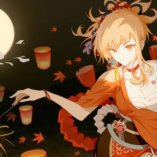 Genshin Impact Yoimiya wallpaper