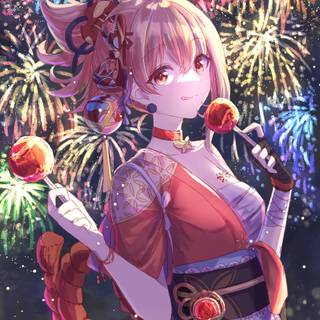 Genshin Impact Yoimiya wallpaper